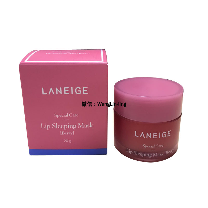 韩国 Laneige 兰芝 夜间保湿修复睡眠唇膜 草莓味 20g