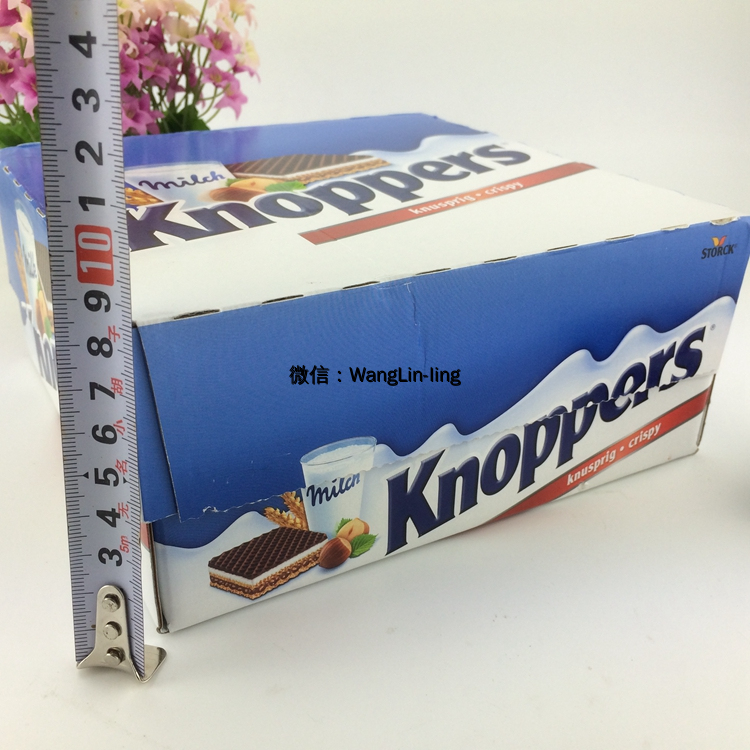 澳洲 Knoppers 牛奶榛子巧克力威化饼干 24片 礼盒装