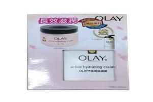 香港 OLAY 滋润保湿霜100g + 多元修护霜14g 套装