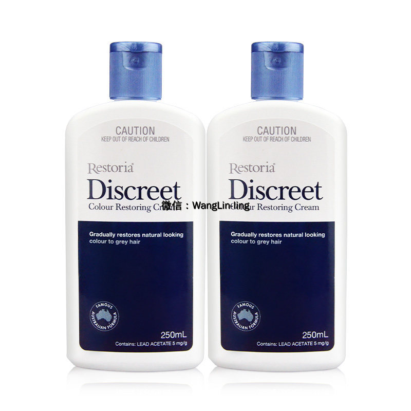 澳洲 Restoria Discreet 丽丝雅 黑发乳 250ml