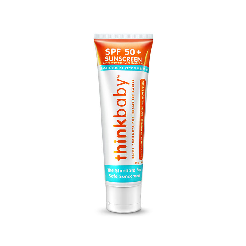 美国 Thinkbaby 儿童婴儿物理性防晒霜 SPF50+ 89ml 6个月以上宝宝