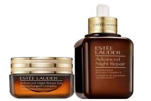 美国 Estee Lauder 雅诗兰黛 小棕瓶精华眼霜套装 小棕瓶50ml+蓝光眼霜15ml