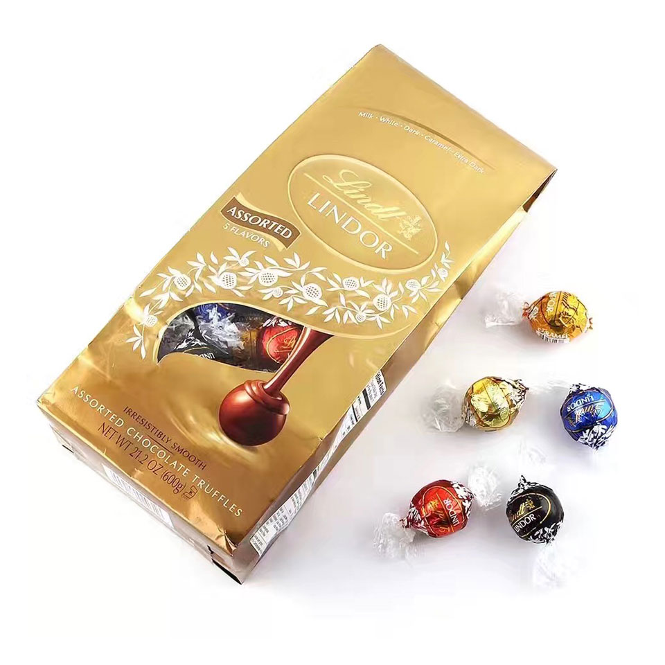 美国 Lindor 瑞士莲 软心巧克力球 600g 5种口味