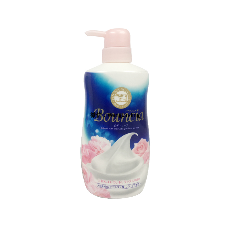 日本 BOUNICA 牛乳泡泡保湿沐浴露 樱花香味 550ml