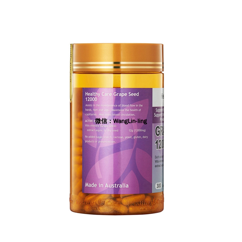 澳洲 Healthy Care 葡萄籽精华胶囊 12000mg 300粒